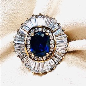 Jean Dousset Sapphire Ring